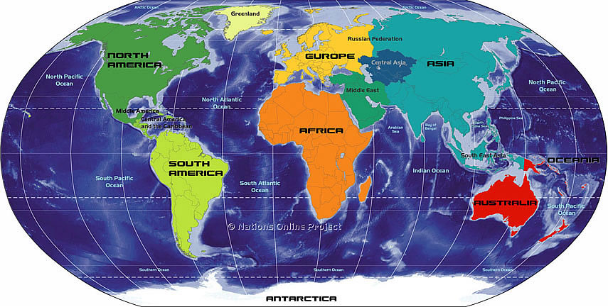 World Map Globe Outline. world map